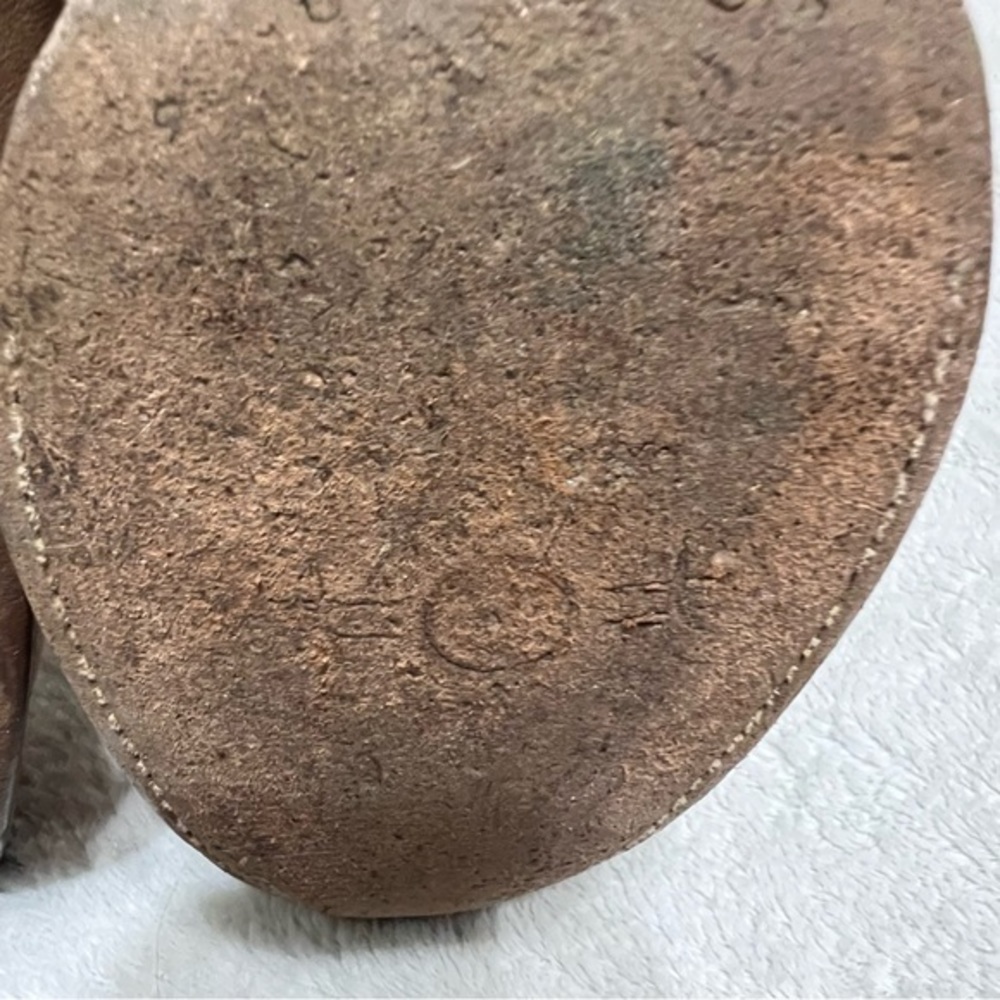 CIRCLE G BROWN SNIP TOE COWBOY BOOTS 7.5 - Picture 16 of 16